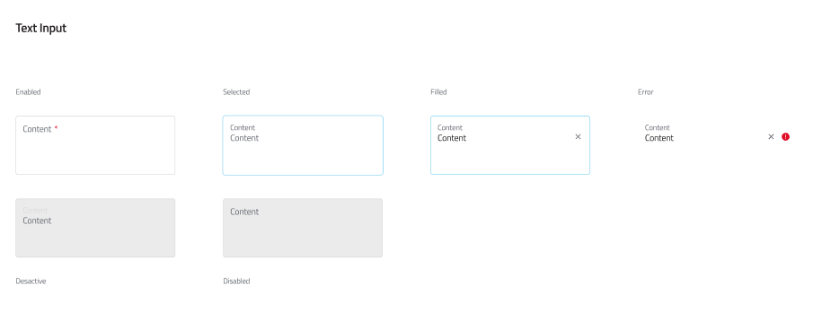 Text Inputs