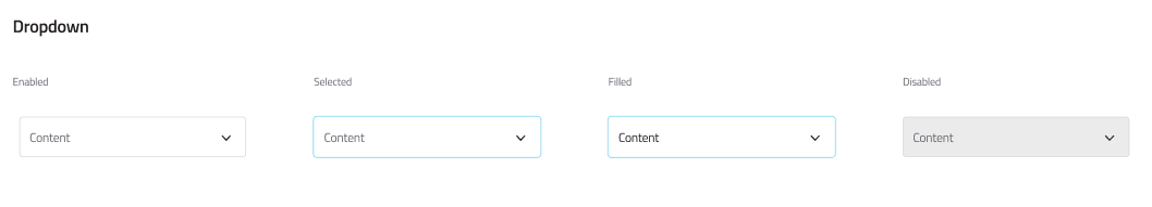 Dropdowns
