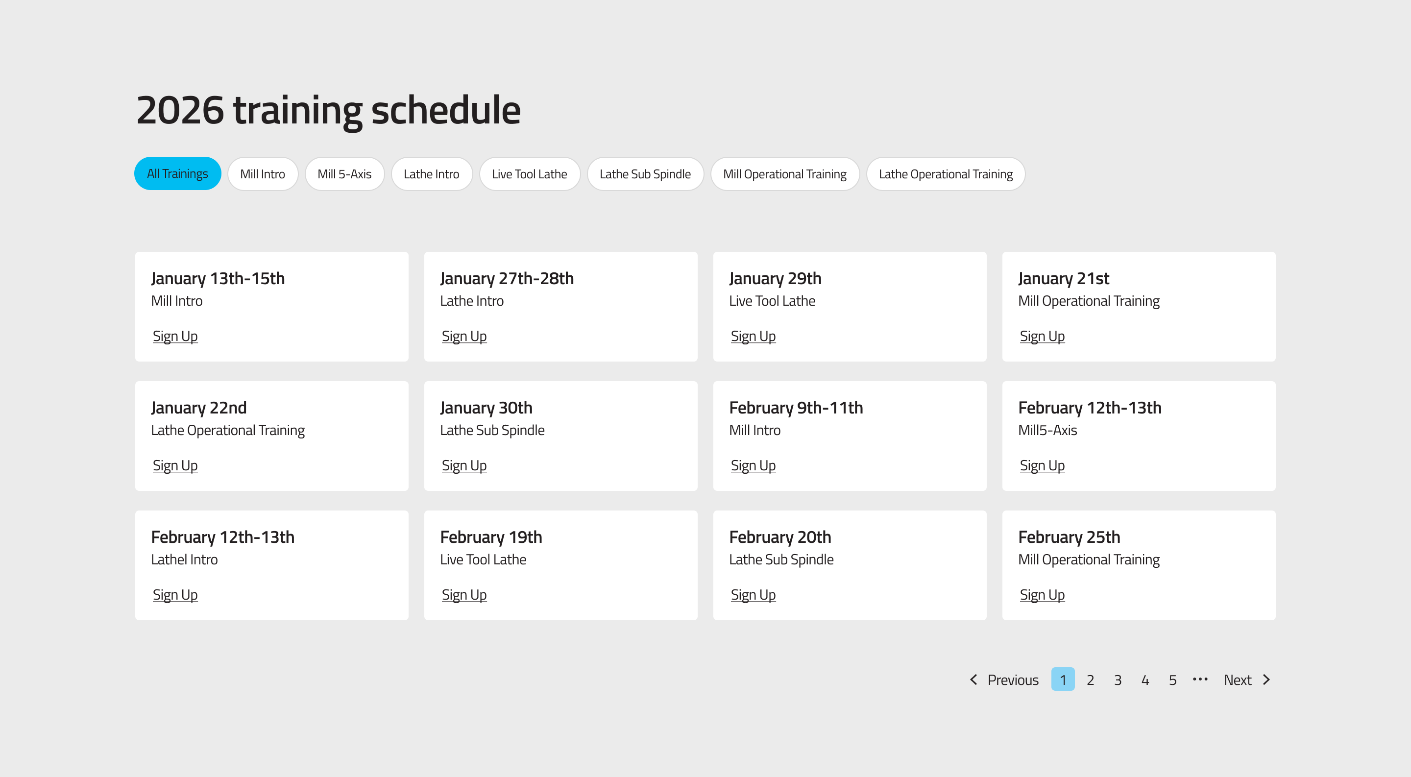 Website view